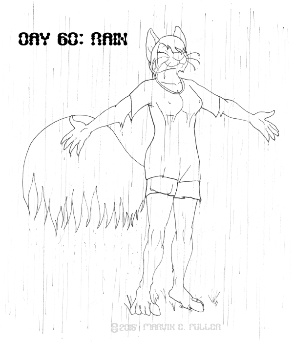 Daily Sketch 60 - Rain